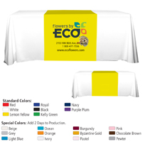 90" L Table Runners (PhotoImage Full Color) / Accommodates 3’ Table and Larger